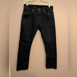 Wallace & Barnes Classic Dark Denim Straight Jeans